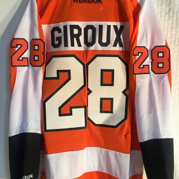 Reebok PHILADELPHIA FLYERS CLAUDE GIROUX Men’s JERSEY Size 2XL. New w tags - Picture 3 of 4
